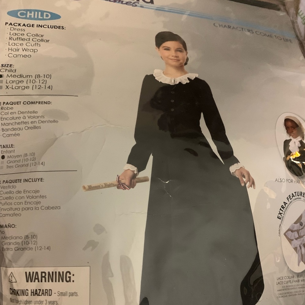 Susan Anthony costume for kids